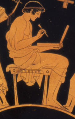 By Pottery Fan: photo of greek art created about 500 BC by Douris (Own work) [CC-BY-SA-3.0 (http://creativecommons.org/licenses/by-sa/3.0) or GFDL (http://www.gnu.org/copyleft/fdl.html)], via Wikimedia Commons